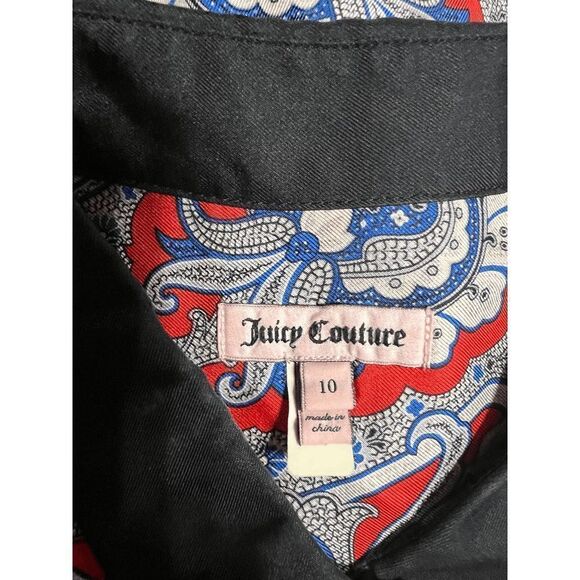 Juicy Couture Sleeveless Silk Button Up Blouse Size 10 - Picture 2 of 4